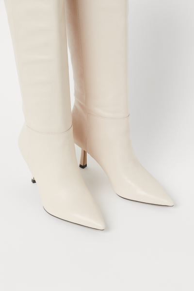 Leather boots | H&M (UK, MY, IN, SG, PH, TW, HK)