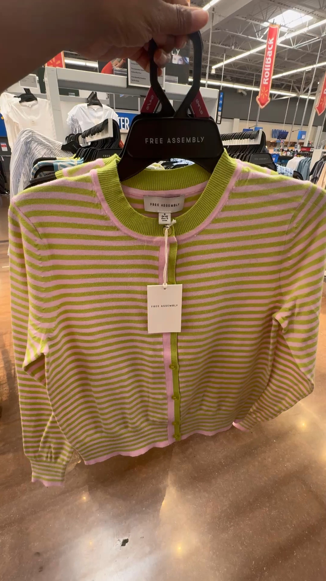 New spring strip cardigan 

#LTKgrwm #LTKSpringSale #LTKootd