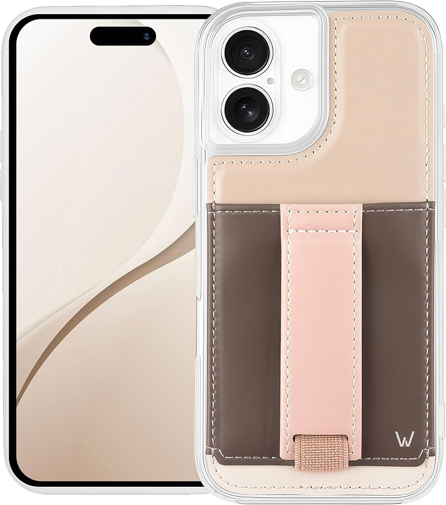 Walli Cases for iPhone 16 Plus Case Aesthetic Wallet Phone Case Card Holder, Securely Holds up to... | Amazon (US)