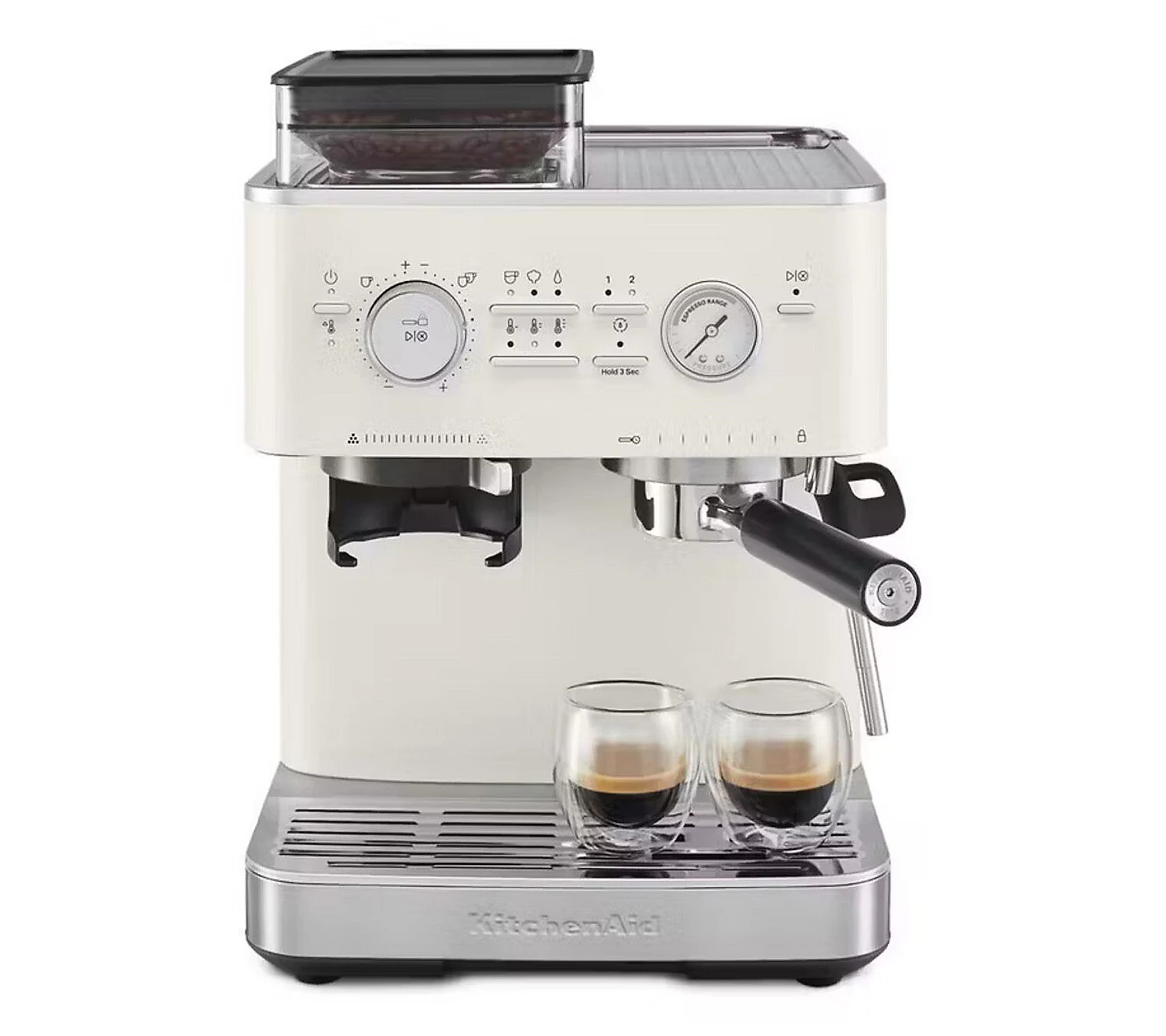 KitchenAid Semi Automatic Espresso Machine with Burr Grinder | QVC