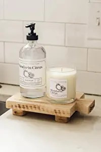 Soap Stand, Raw Wood Riser, Kitchen Tray, Sink Decor, Plant Holder, Made In USA | Amazon (US)