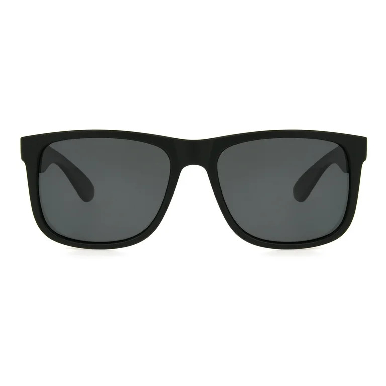 Foster Grant Mens Deep Dish Way Black Sunglasses | Walmart (US)