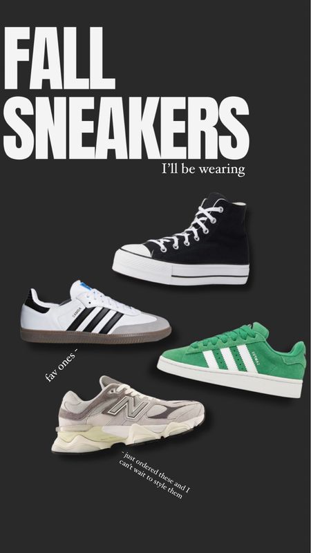 Favorite fall sneakers you need 

#LTKSeasonal #LTKshoecrush