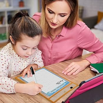 Scribbledo Boho Color Dry Erase Pockets, 6 Pack Reusable Dry Erase Sleeves with Marker Holder Col... | Amazon (US)