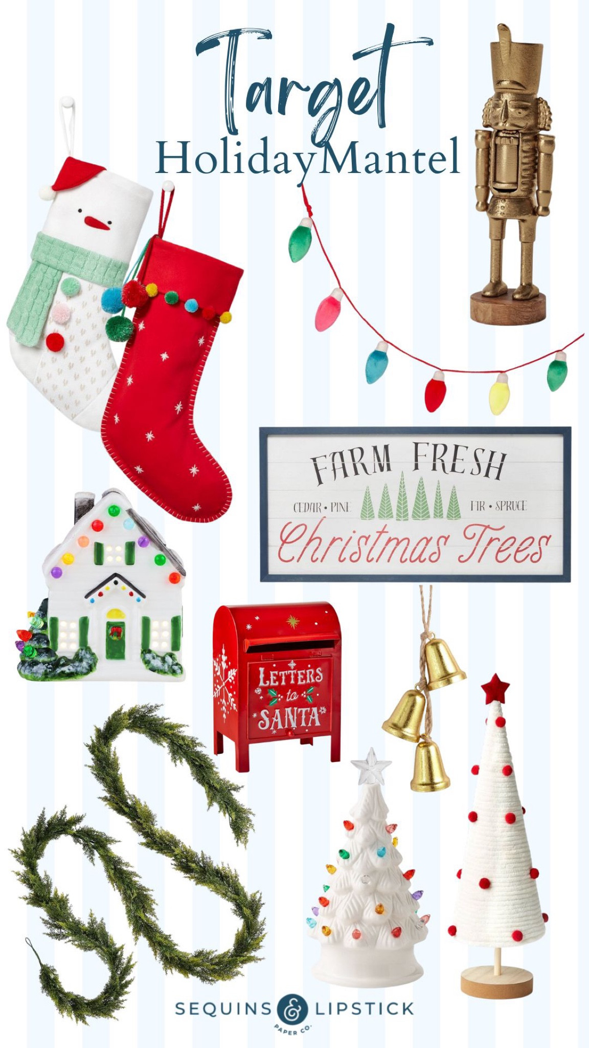 Great Target mantel decor finds! Keep it bright and cheery with these festive pieces! 

#LTKSeasonal #LTKHoliday #LTKhome