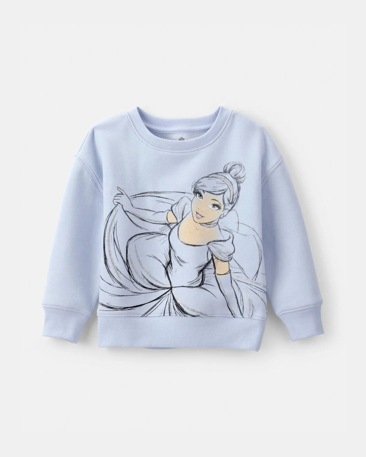 Toddler Girl Disney© Cinderella Fleece Pullover Sweatshirt - Blue | Carter's Inc