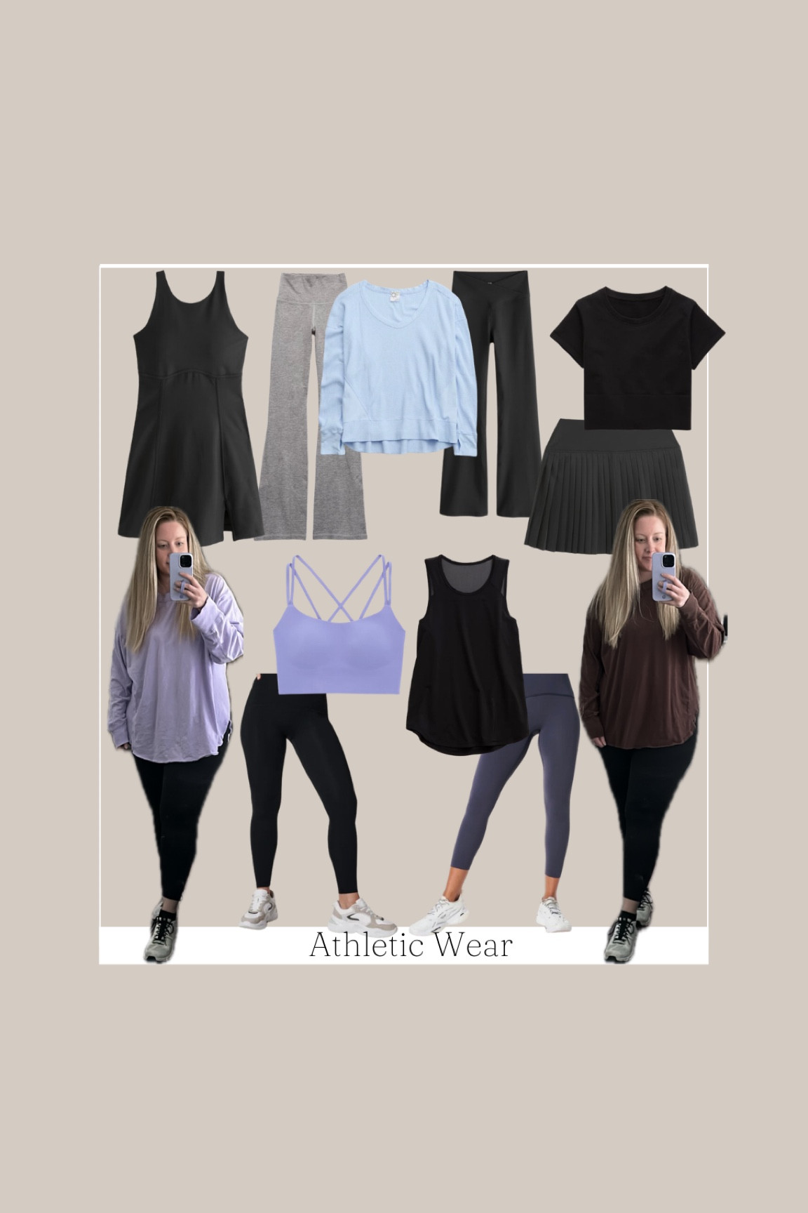 New athletic wear always gives me some extra energy to workout. :) 
#athleticwear #workoutclothes #casual #leggings #activewear 

#LTKfitness #LTKmidsize