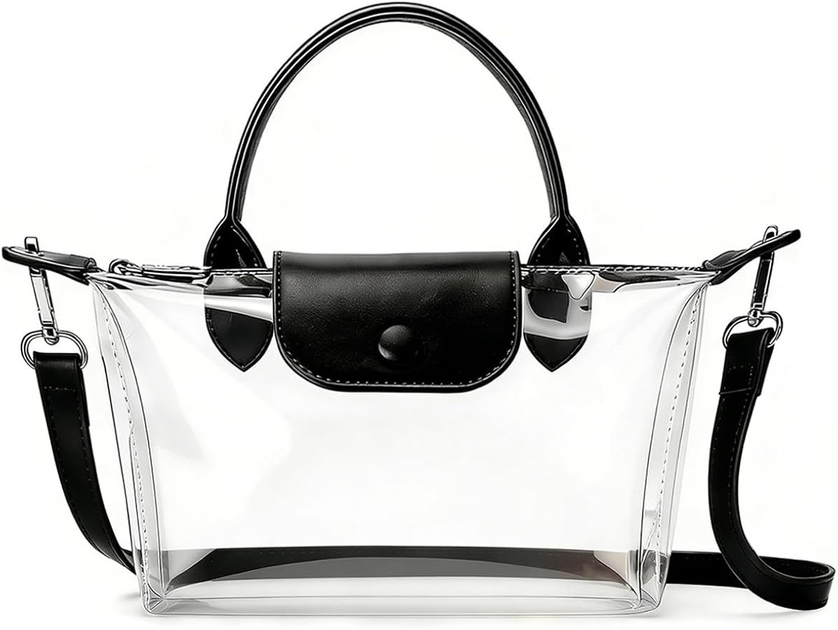 Clear Bag for Stadium Events, Small Crossbody Purse for Concerts, Sports Events World Cup, Durabl... | Amazon (US)