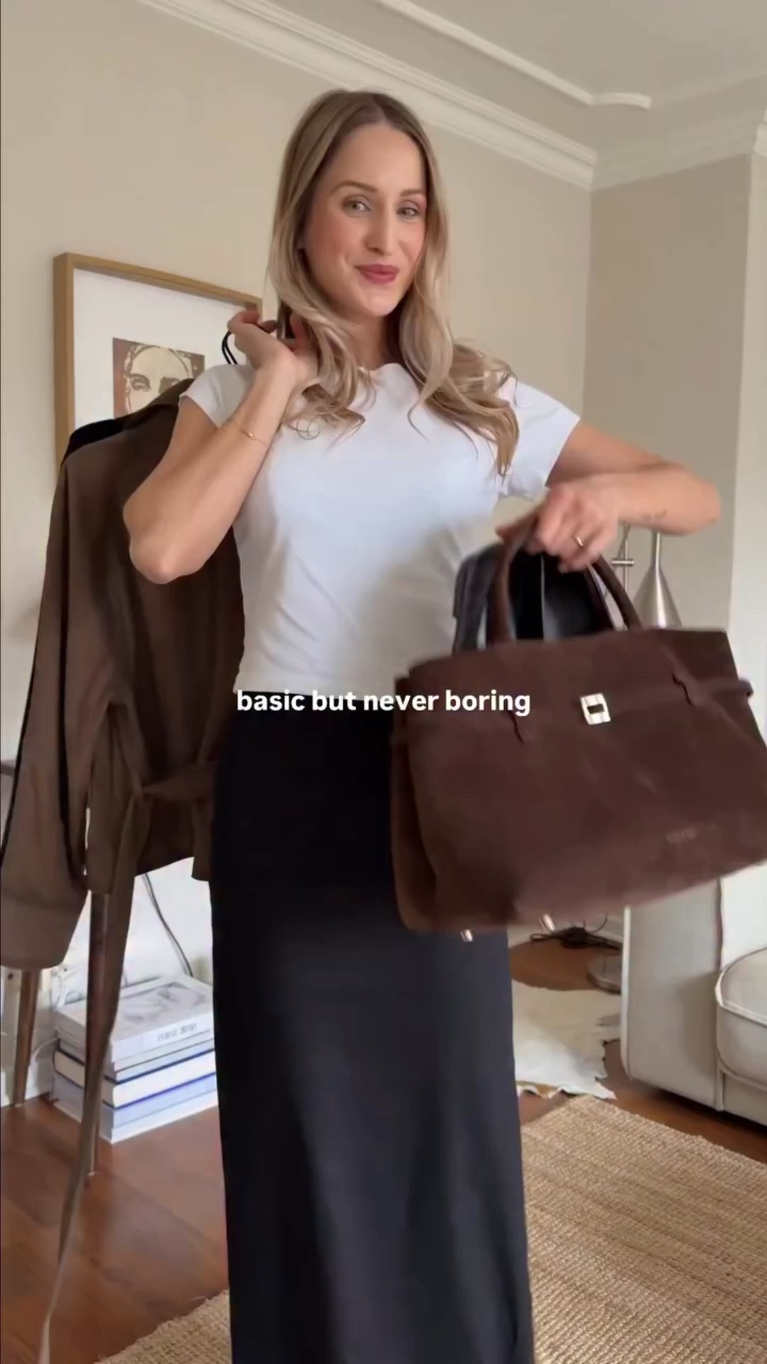 Meine kleine Stil Formen: zeitlose basics, gute Materialien + klassische Schnitte und schon hat im unzählige Outfits im Schrank 🤍