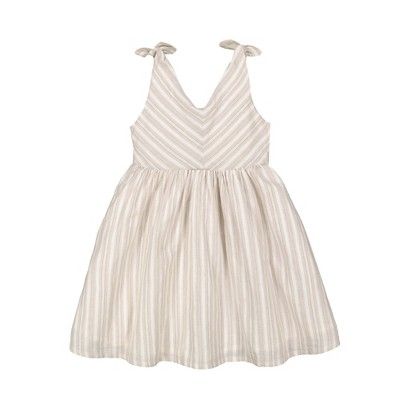 Hope & Henry Girls' Bow Shoulder Swing Dress, Kids | Target