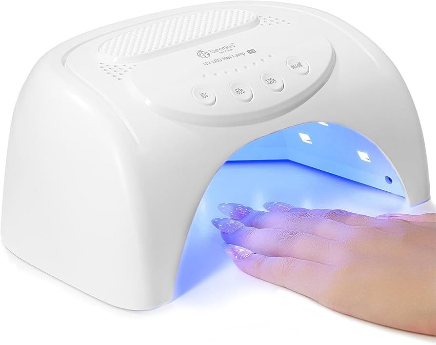 Beetles UV LED Nail Lamp, 48W Professional Dryer Timers UV Nail Light Curing Gel Nail Polish/Base... | Amazon (US)