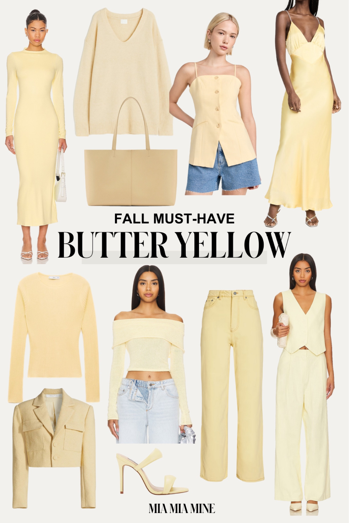Pre-fall fashion trends / butter yellow fashion
Yellow knit dress 
Yellow sweaters 
Yellow slip dress
Summer dress
Summer to fall outfit 

#LTKStyleTip #LTKFindsUnder100 #LTKSeasonal