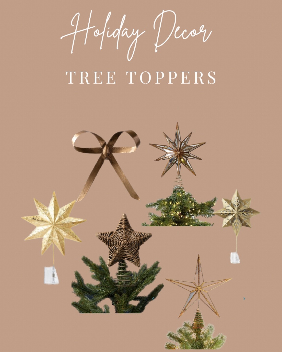 Christmas Tree Toppers #treetopper #startopper #holidaydecor 

#LTKHoliday #LTKhome #LTKunder50