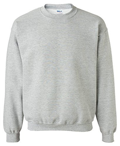Gildan Activewear 50/50 Crewneck Sweatshirt, S, Sport Grey | Amazon (US)