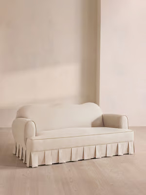 Madelyn Three Seater Sofa, Linen, Bisque, UK | Soho Home Ltd