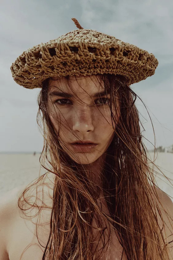 PAISLEY PRINT WIDE BRIM HAT | Zara US