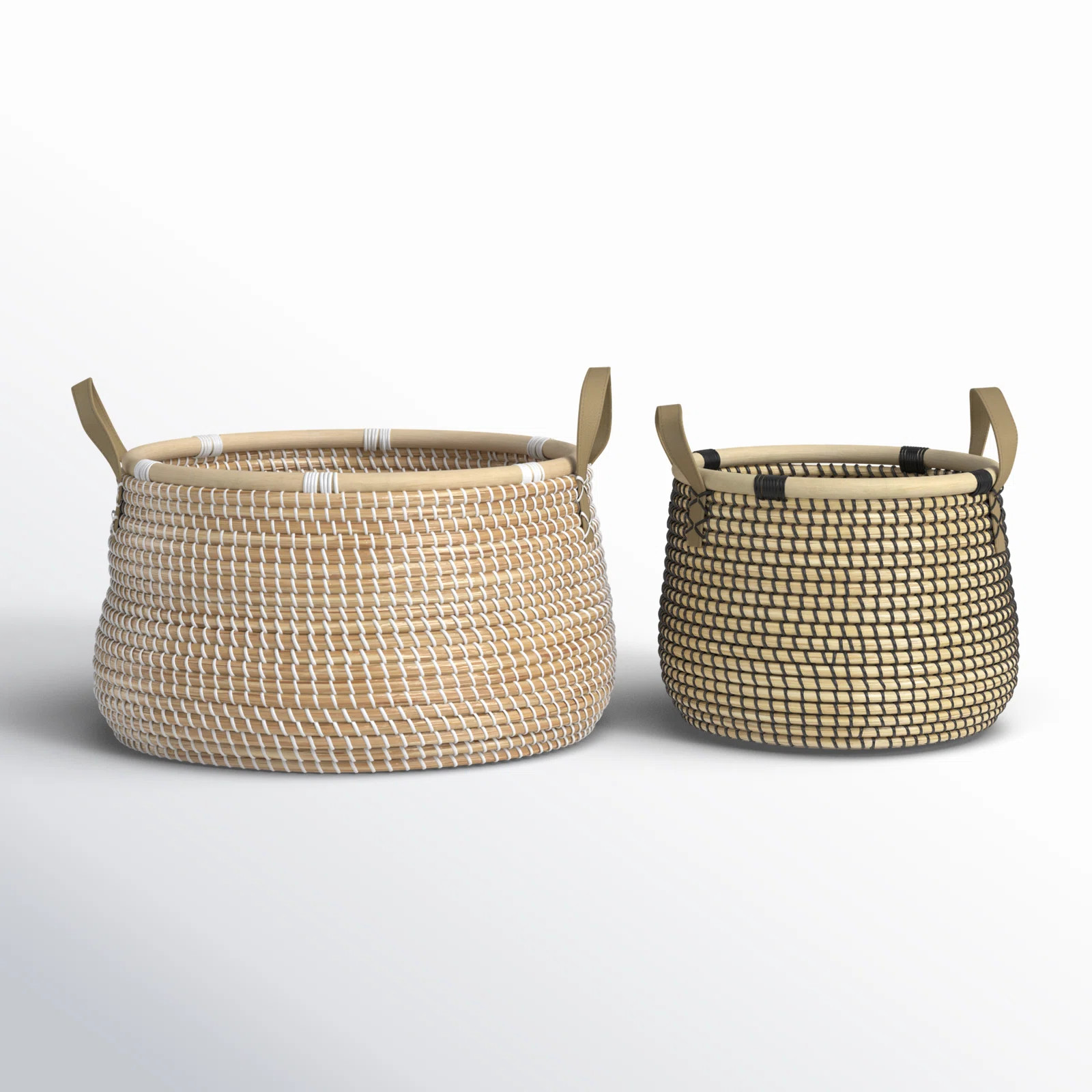 Joss & Main Banana Leaf Handmade Decorative and Functional Storage Basket with Handles & Reviews ... | Wayfair North America