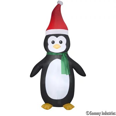 Holiday Time 9ft Penguin Inflatable | Walmart (US)