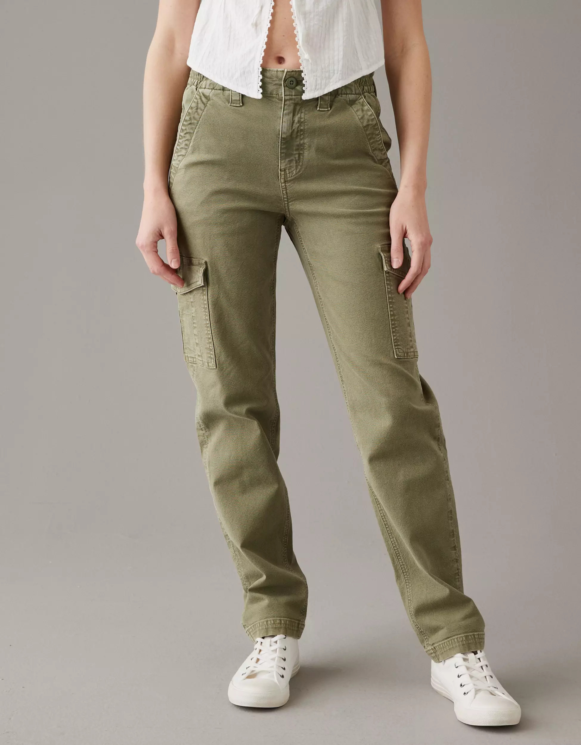 AE Stretch Cargo Straight Pant | American Eagle Outfitters (US & CA)