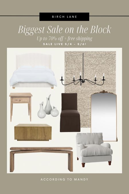 Prep your carts for @birchlane Biggest Sale on the Block! Sharing all of my favorites that you can get up to 70% off and shipped for free from 5/4 -5/6.


 @BirchLane #BirchLanePartner #MyBirchLane #salefinds #homedecor #homeinspo 

#LTKsalealert #LTKhome #LTKfindsunder100