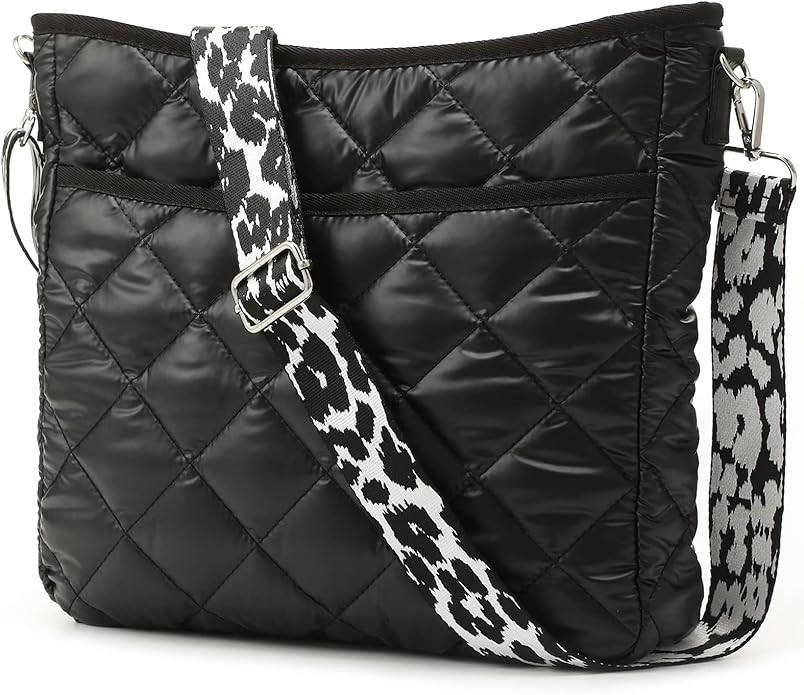 Quilted Crossbody Bags for Women, Unique Pattern Strap Quilted Bag, Crossbody Purses for Women, Q... | Amazon (US)