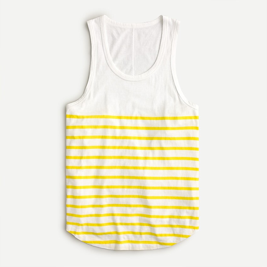 Longline layering tank in stripe | J. Crew US