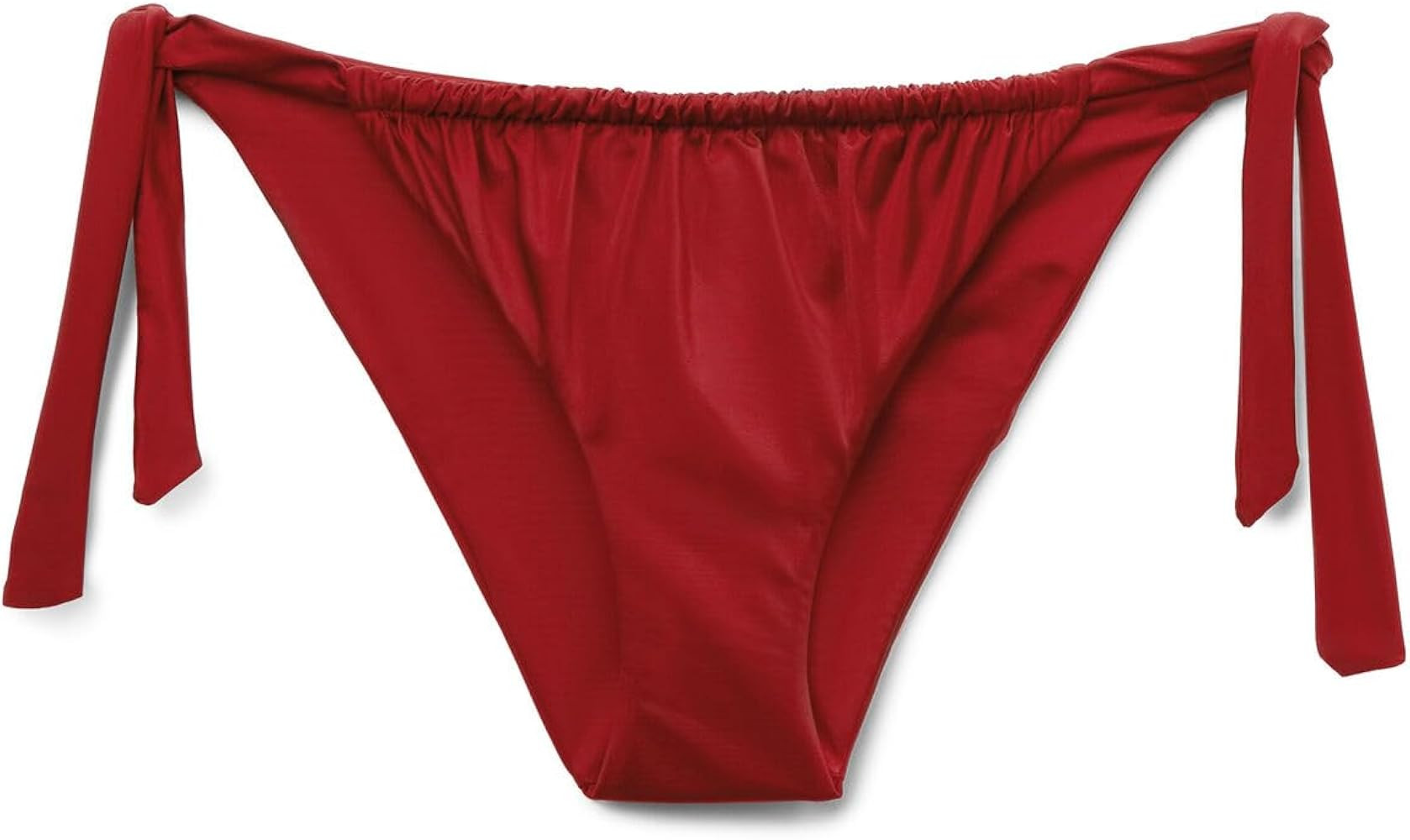 CALZEDONIA Shiny Satin Bikini Briefs with Side Ties | Amazon (US)