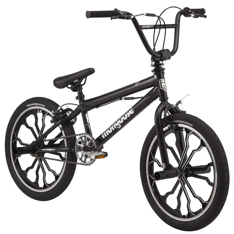 Mongoose Rebel kids BMX bike, 20-inch mag wheels, ages 7 - 13, black | Walmart (US)