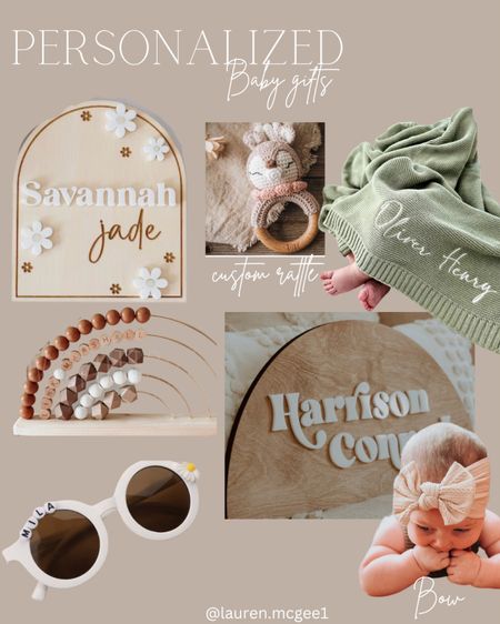 The sweetest neutral customized baby gifts 

#LTKbaby #LTKHoliday #LTKGiftGuide