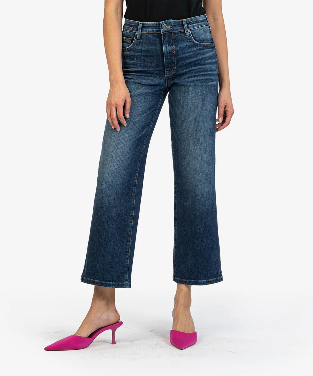 Charlotte High Rise Fab Ab Wide Leg (Resolved Wash) - Kut from the Kloth | Kut From Kloth