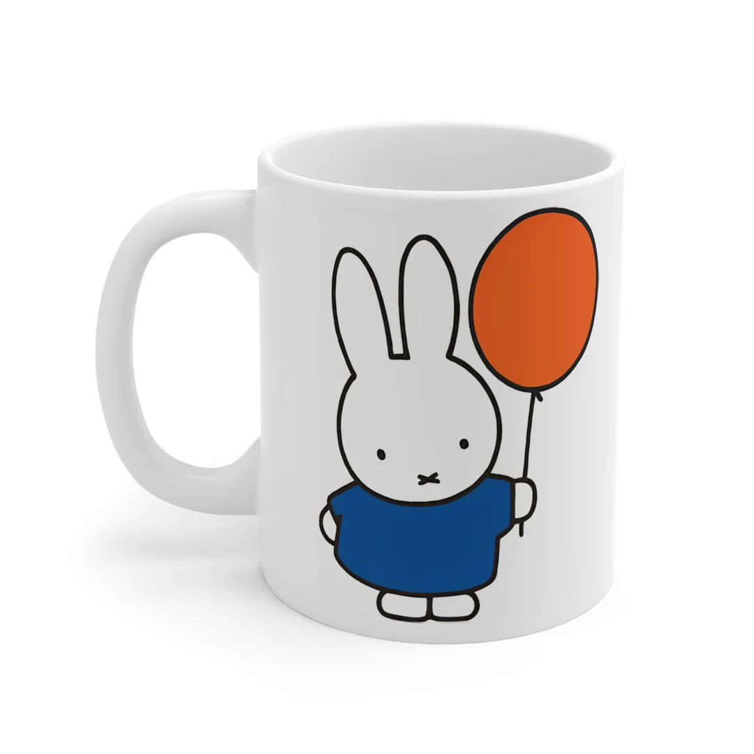 Miffy Mug 11oz Miffy and Balloon Coffee Mugs Miffy Cup - Etsy | Etsy (US)