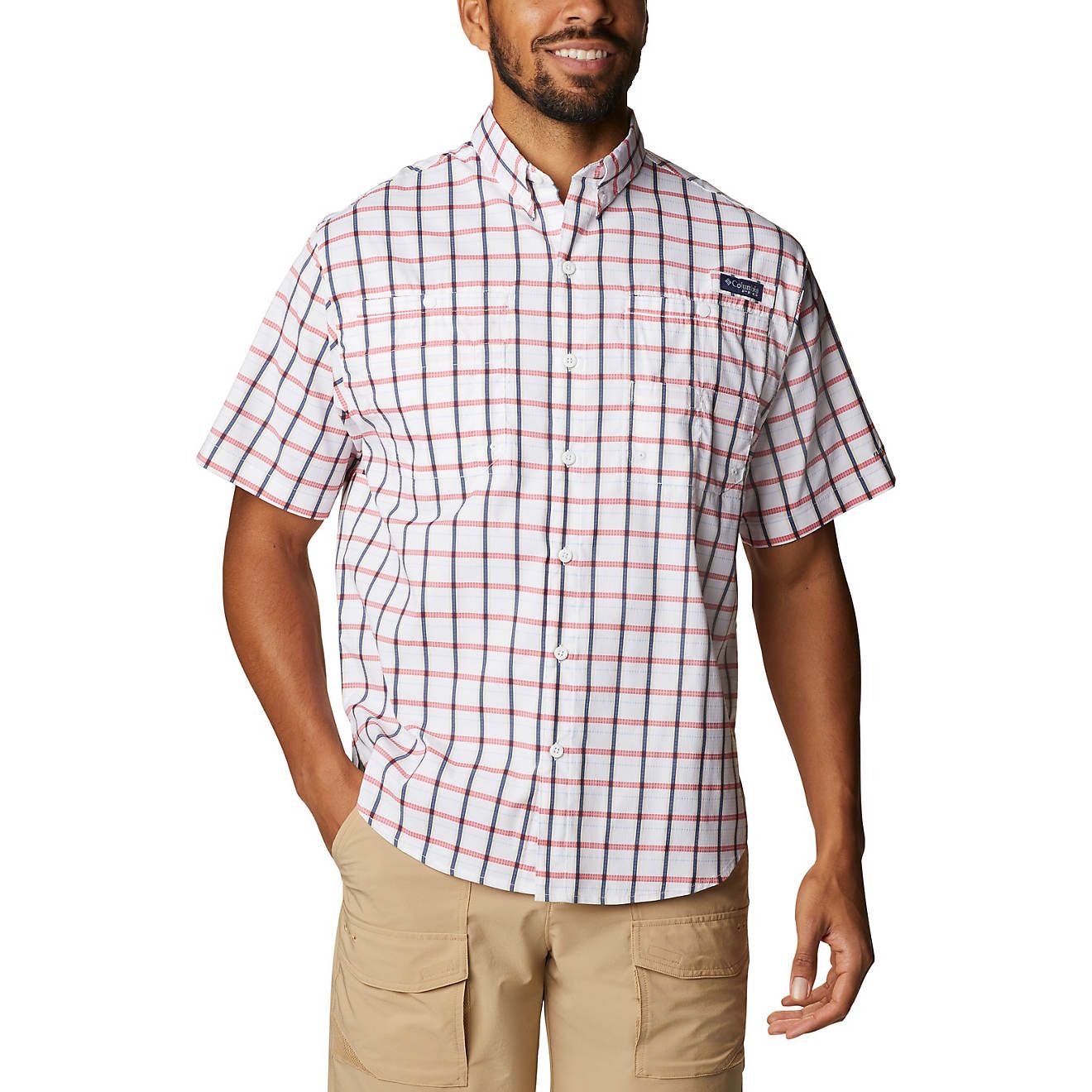 Columbia Sportswear Men's PFG Super Tamiami Short Sleeve Shirt                                   ... | Academy Sports + Outdoor Affiliate