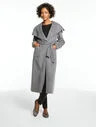 Petite - Double Face Belted Coat - Rich Burgundy - Medium Talbots | Talbots