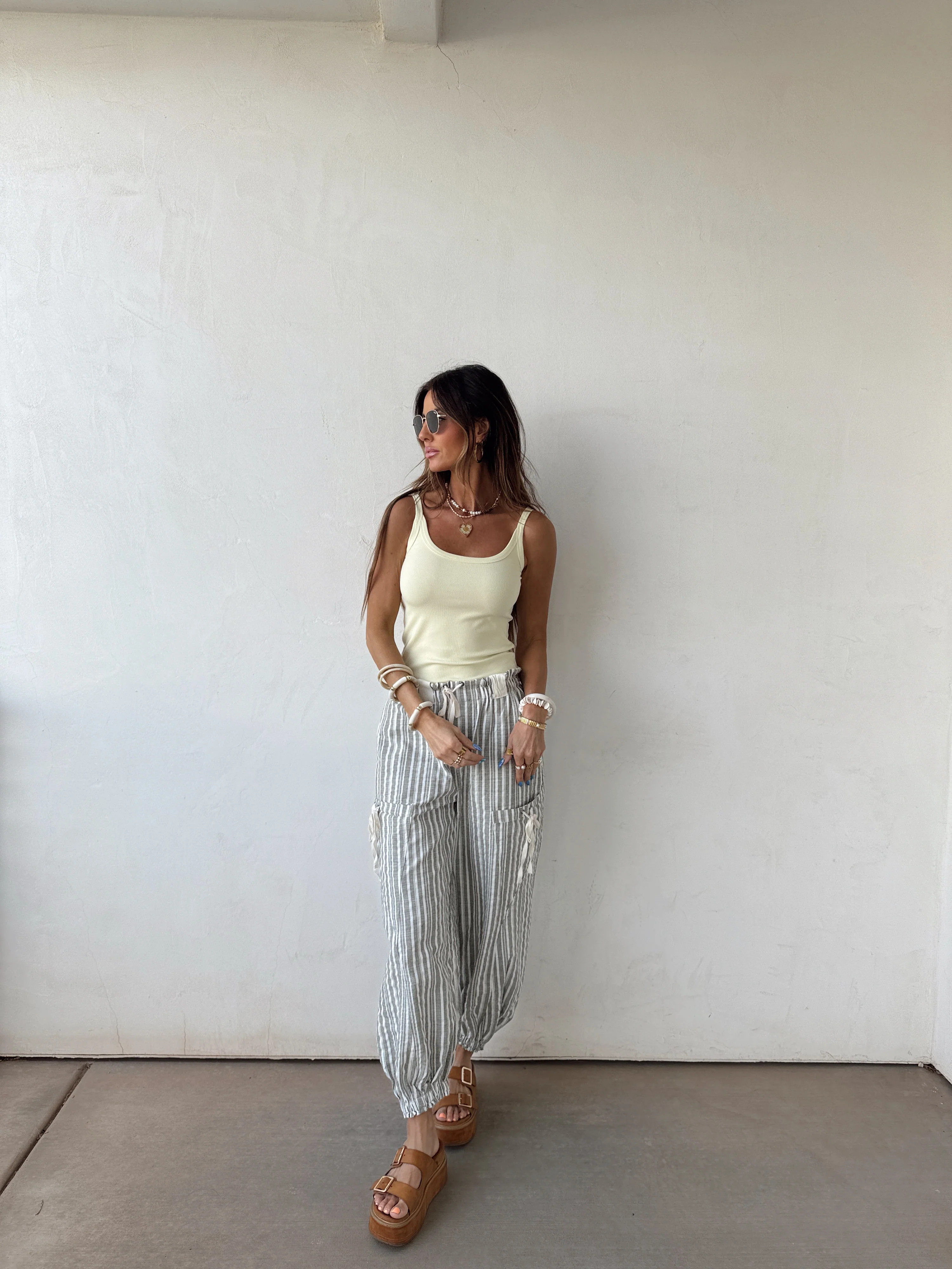 Kyah Drawstring Joggers | Copper and Cloth