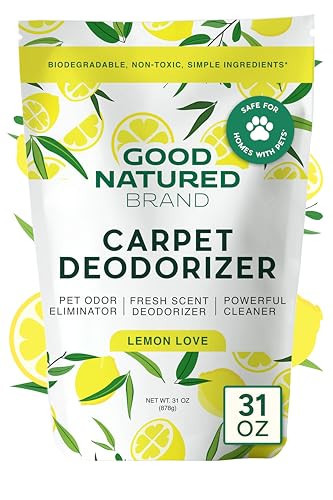 Good Natured Brand | Carpet Deodorizer & Freshener Powder | 31 oz Pet Odor Eliminator for Strong Odor & Pet Urine | Fresh Natural Lemon Scent | Safe for Homes with Pets | Amazon (US)