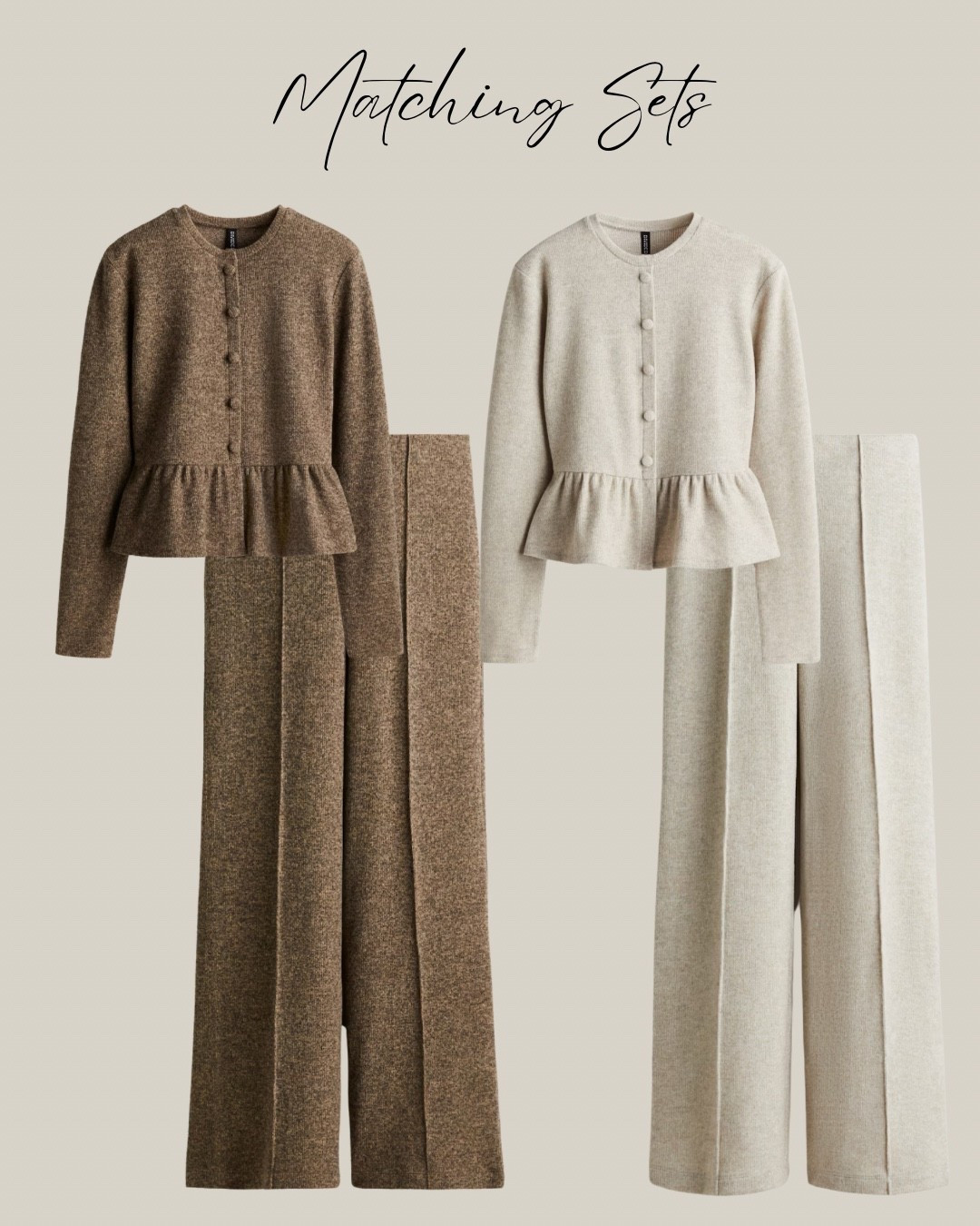 Matching sets - new in today! 

#LTKeurope #LTKautumn #LTKuk