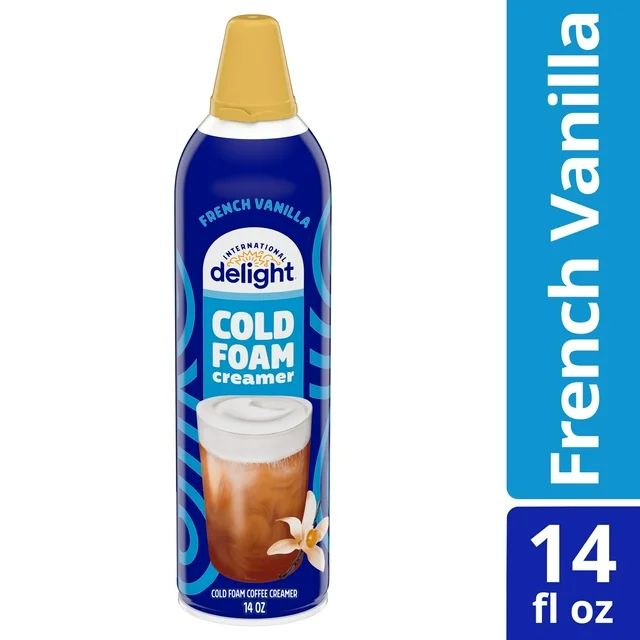 International Delight French Vanilla Cold Foam Coffee Creamer, 14 oz Can | Walmart (US)