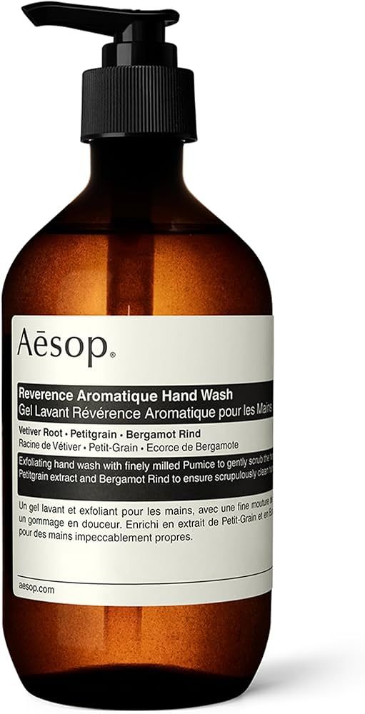 Aesop Reverence Aromatique Hand Wash | 500mL/16.9 oz | Paraben, Cruelty-free & Vegan | Amazon (US)
