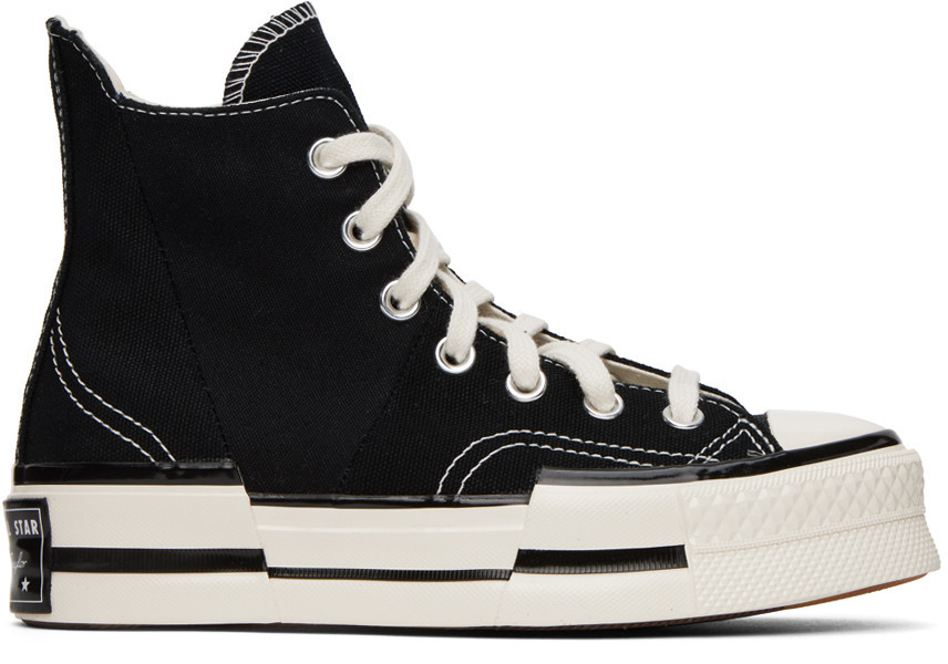 Converse Black & White Chuck 70 Plus Sneakers | SSENSE
