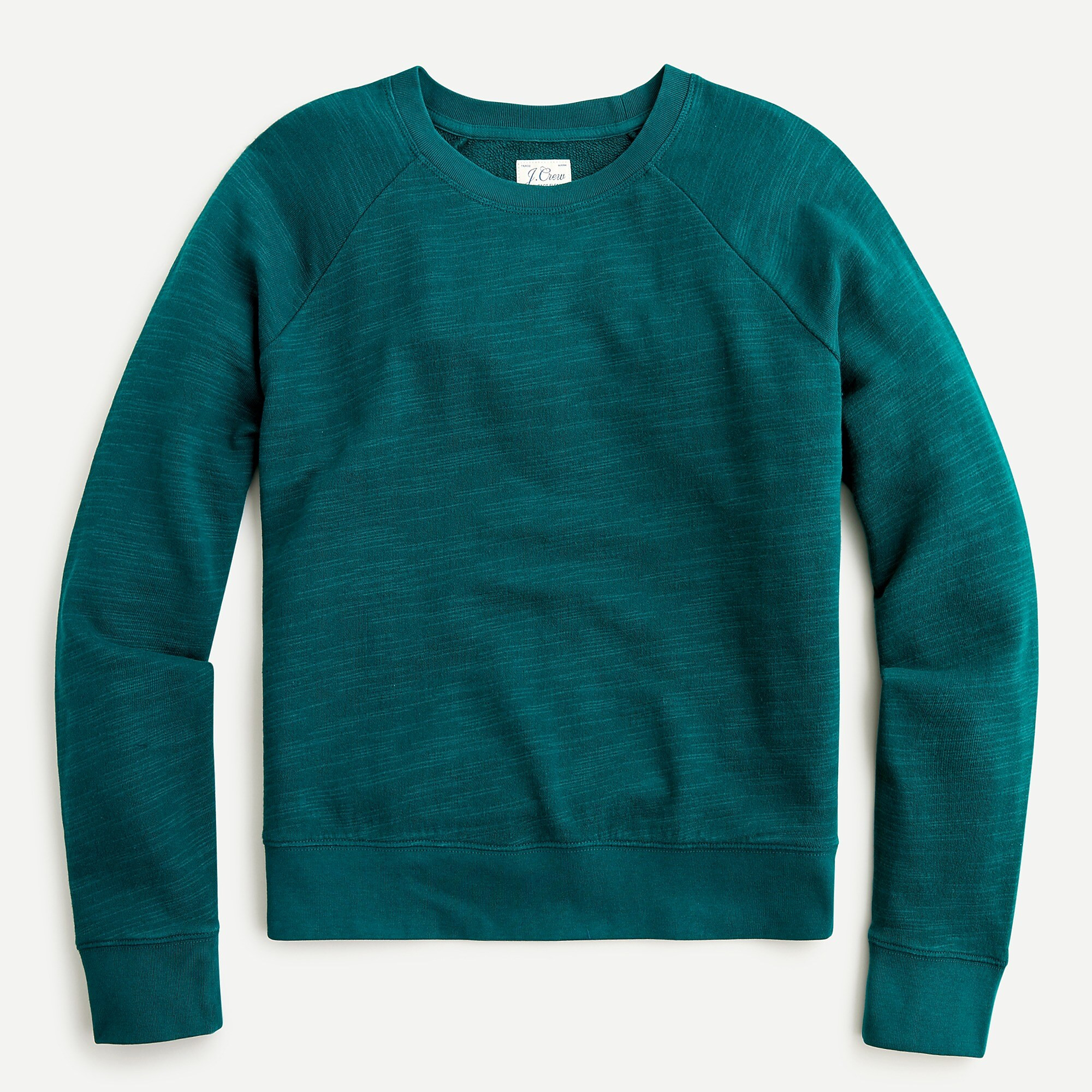 Crewneck pullover in vintage cotton terry | J. Crew US
