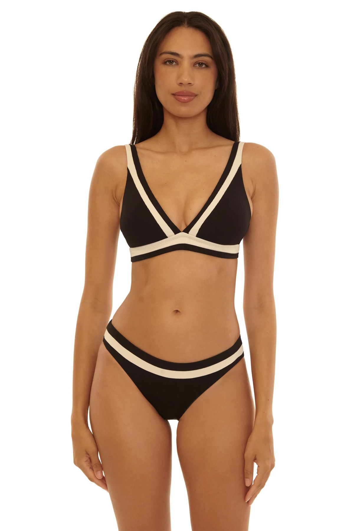Claire Ribbed Bralette Bikini Top | Everything But Water