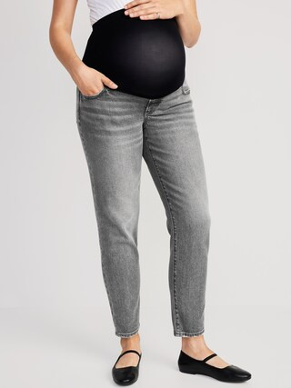 Maternity Full-Panel OG Straight Jeans | Old Navy (US)