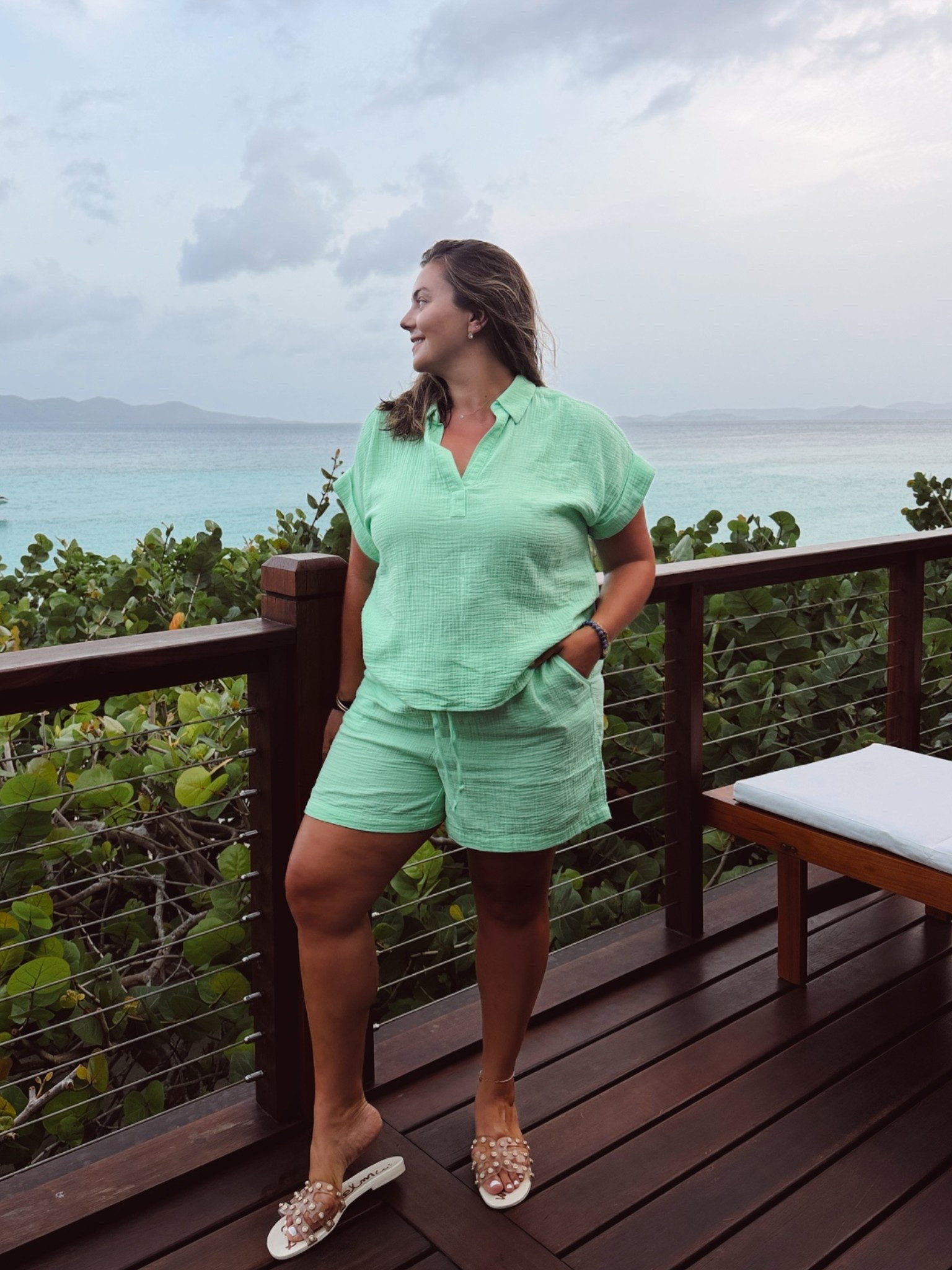 Wearing size XXL in top & shorts

#LTKootd #LTKMidsize #LTKTravel