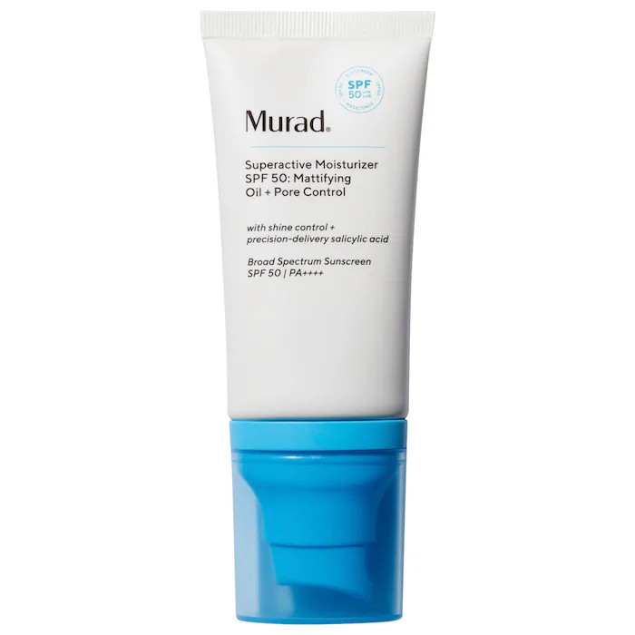 Superactive Mattifying Oil + Pore Control Moisturizer SPF 50 with Salicylic Acid - Murad | Sephor... | Sephora (US)