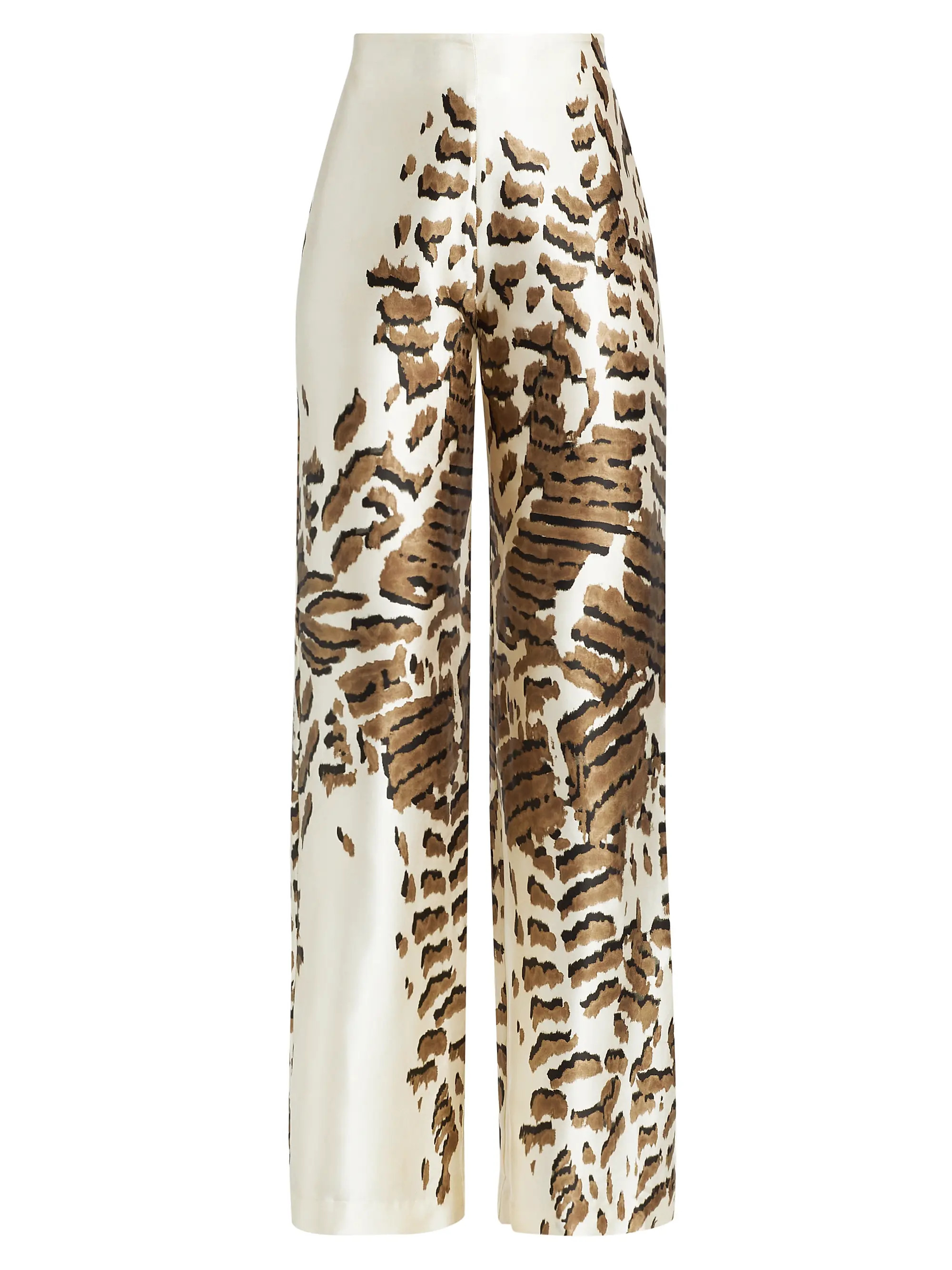 Silvia Tcherassi Andie Animal Print Pants | Saks Fifth Avenue | Saks Fifth Avenue