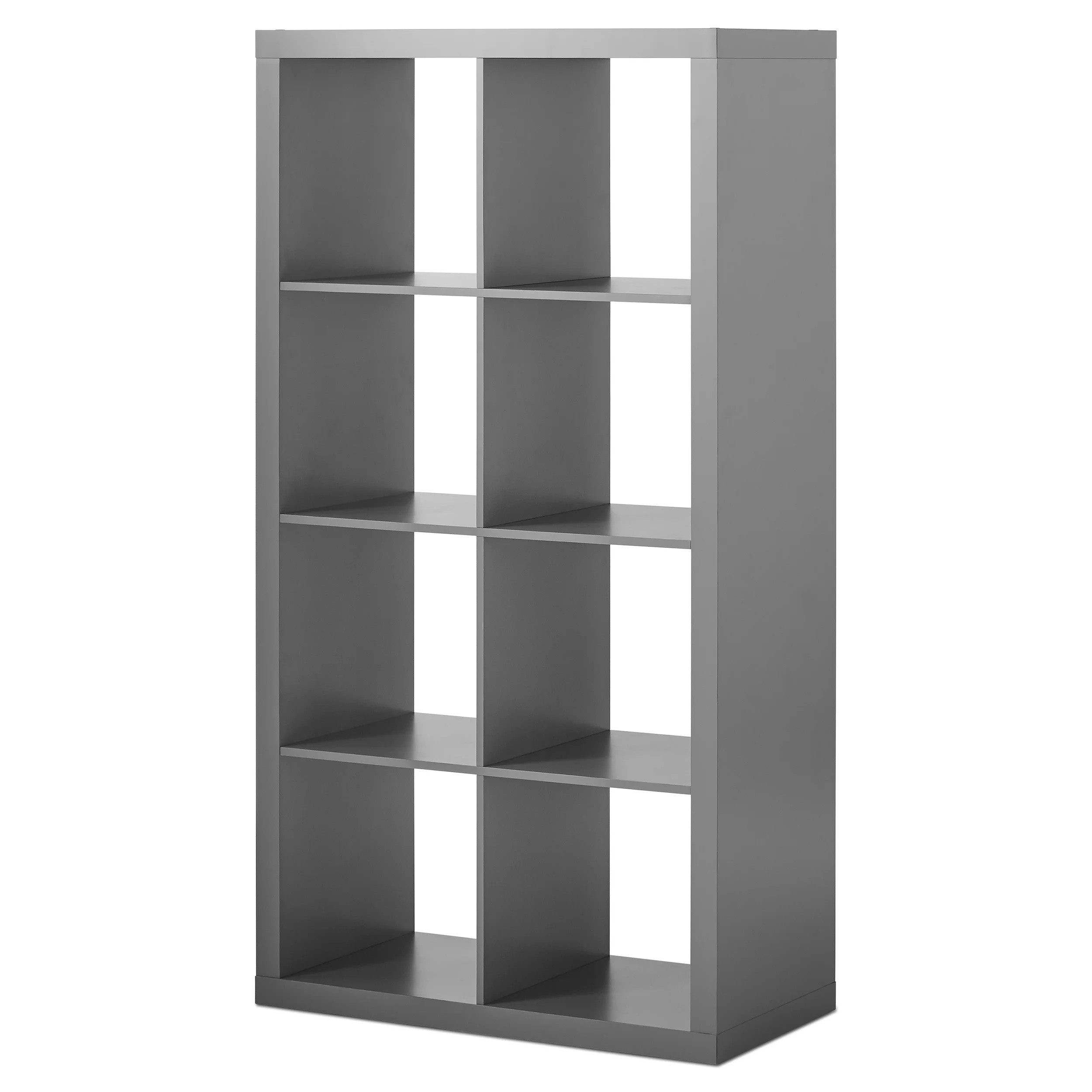 Better Homes & Gardens 8-Cube Storage Organizer, Gray | Walmart (US)