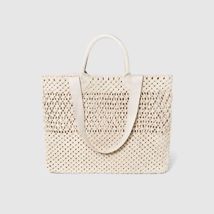 Circle Handle Crochet Tote Handbag - A New Day™ | Target