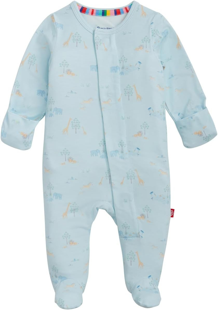 Magnetic Me Boys Modal Magnetic Baby Footie Pajamas | Silky Soft Modal Fabric | Baby Sleepers | Amazon (US)