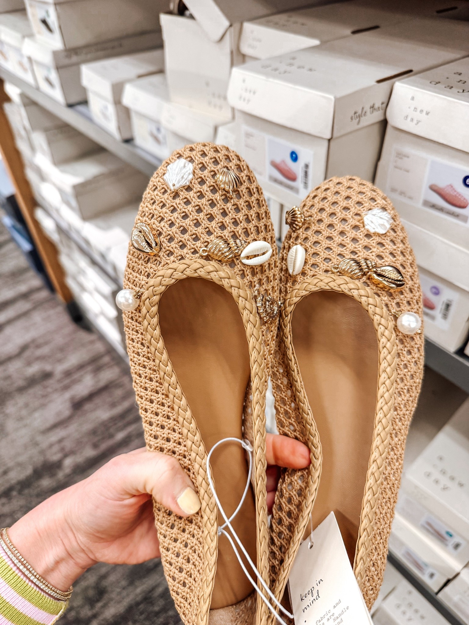 Seashell charm ballet flats! How cute ! 

#LTKSaleAlert #LTKSeasonal