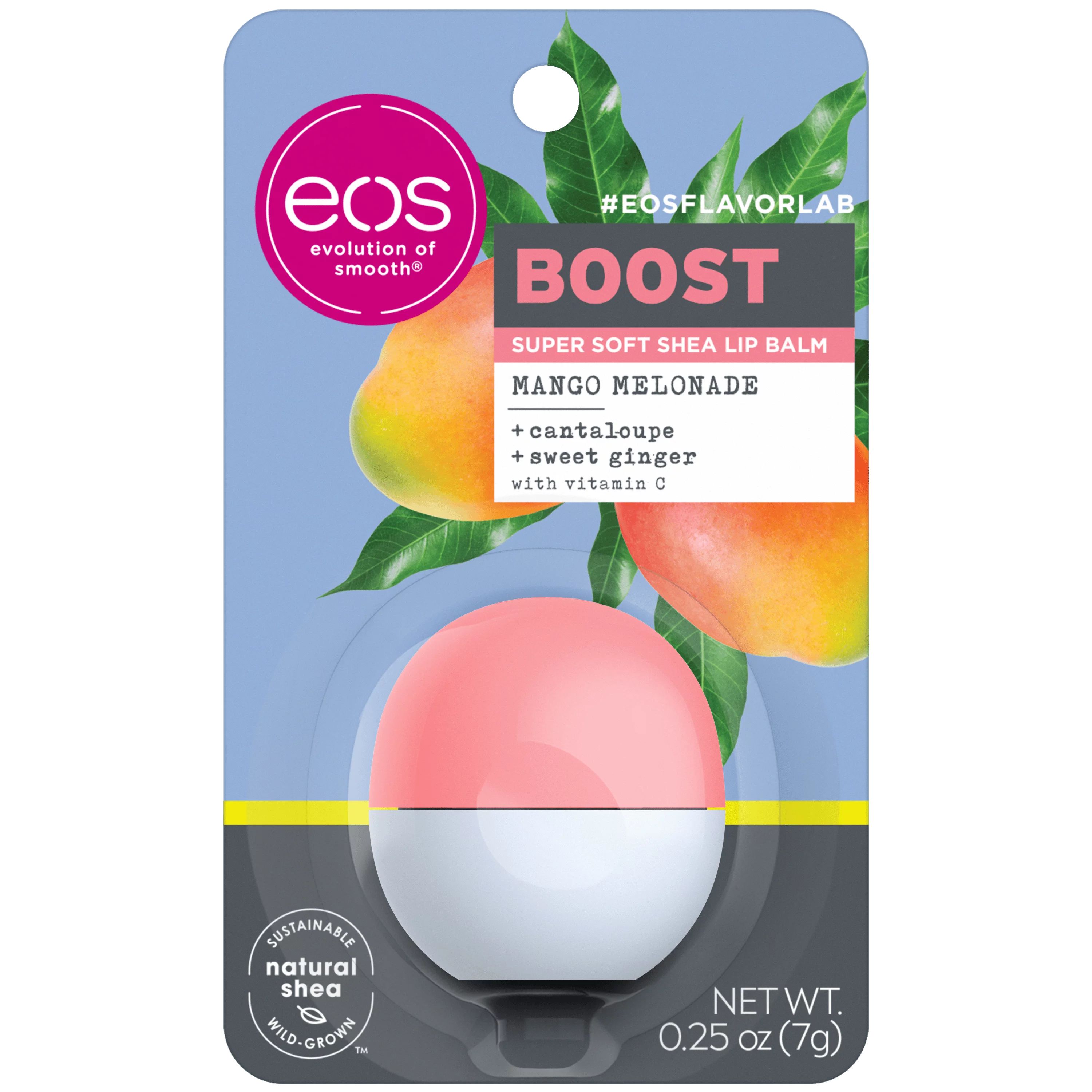eos flavorlab Lip Balm Sphere - Boost | Mango Melonade | 0.25 oz | Walmart (US)